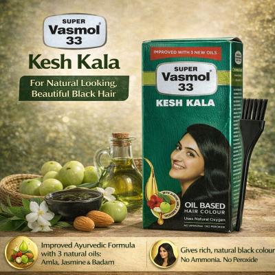 SUPER VASMOL 33 KESH KALA OIL BASED HAIR COLOUR