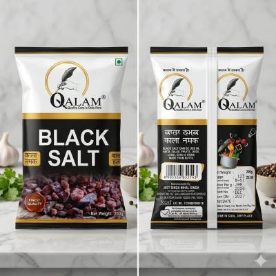 Qalam Black Salt (Kala Namak) – Natural Authentic Taste Enhancer (200g)