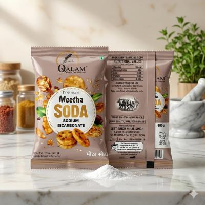 Qalam Premium Meetha Soda (Sodium Bicarbonate) – 100g