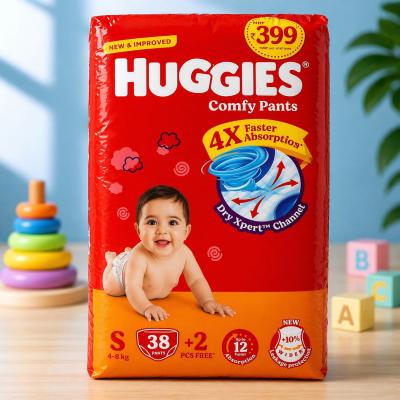 Huggies Comfy Pants Diapers (Small Size – 38 + 2 Free)