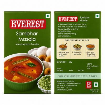 Everest Sambhar Masala – Mixed Masala Powder (50g)