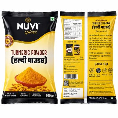 Nuvi Spicez Turmeric Powder – High Curcumin Haldi Powder (200g)
