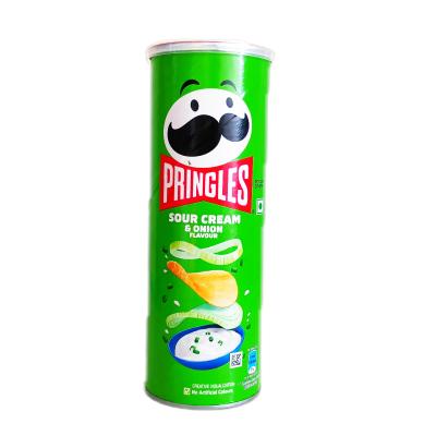 Pringles Sour Cream Onion Potato Crisps – 102g