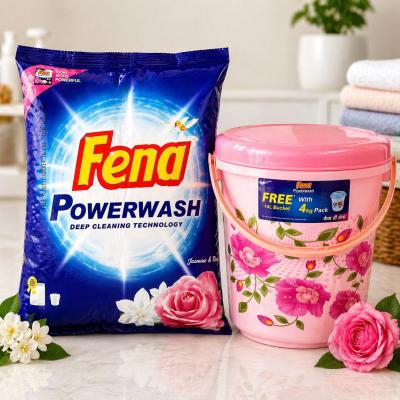 Safed Detergent Powder – 4kg | Smart Zymes Technology | Free 17L Bucket (With Lid)