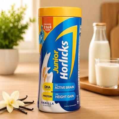 Junior Horlicks Health &amp;amp; Nutrition Drink | Vanilla Flavour | 500gm