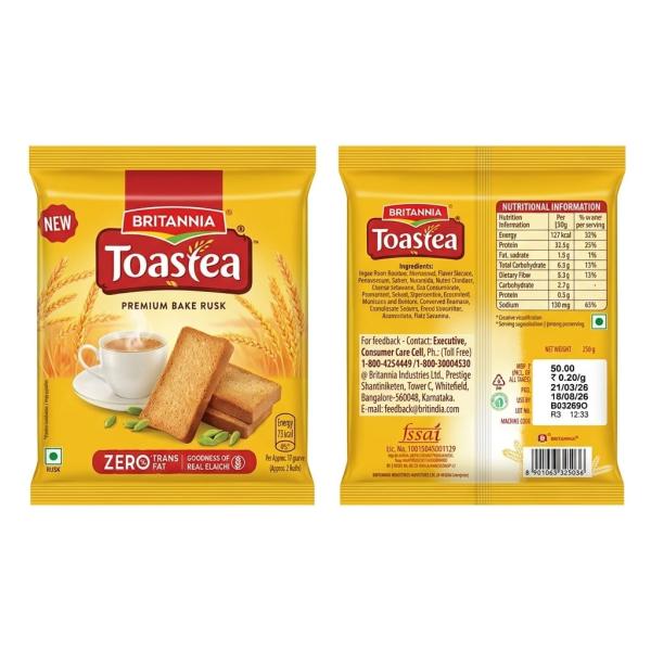 Britannia Toastea Premium Bake Rusk – 250g